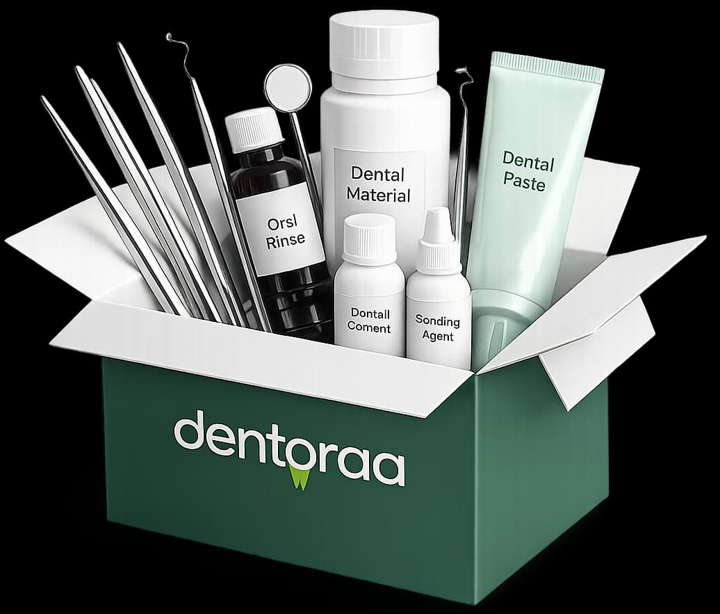 Dental product box from Dentoraa