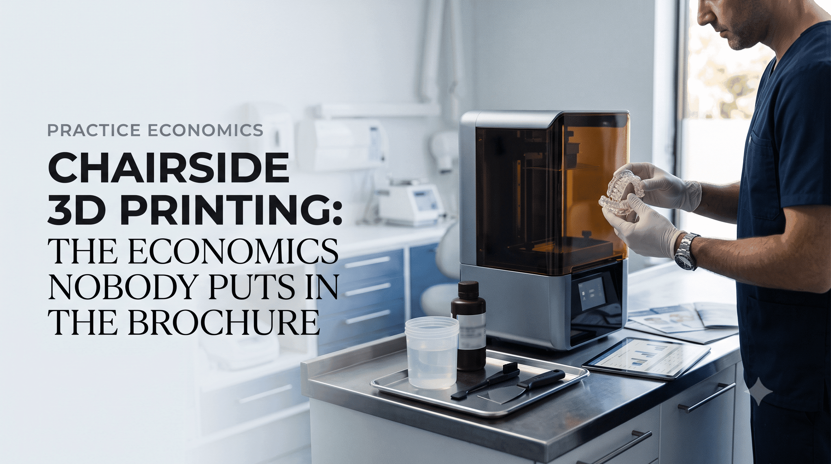 Chairside 3D Printing: The Economics Nobody Puts in the Brochure