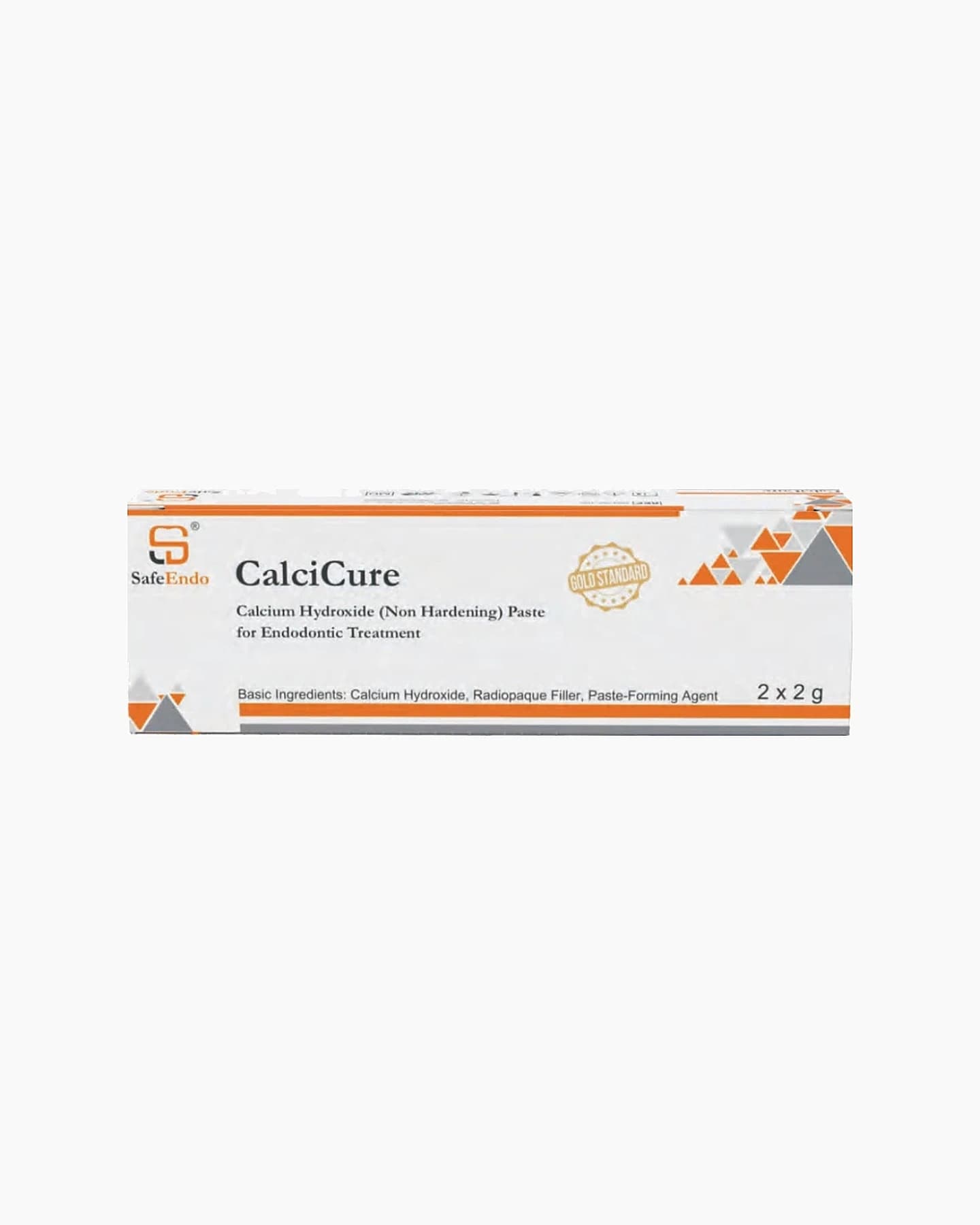 CalciCure Calcium Hydroxide Intracanal Paste 2 x 2g Syringes – packaging